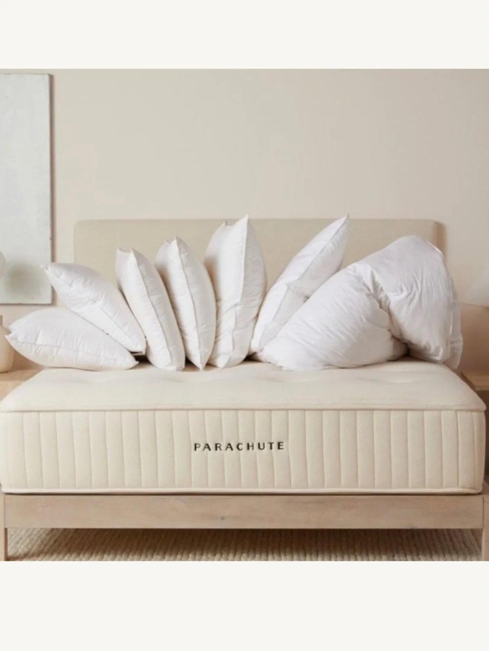 PARACHUTE white  Down Pillow KING /Firm 20